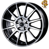 4本セット販売 インターミラノ INTER MILANO BEST LCZ 012 (BK/P) 16inch 6.5J PCD：114.3/5 インセット：53 エルシージー 法人限定受取 ご注文前要在庫確認