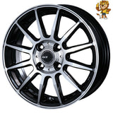 4本セット販売 インターミラノ INTER MILANO BEST LCZ 012 (BK/P) 16inch 6.0J PCD：100/4 インセット：50 エルシージー 法人限定受取 ご注文前要在庫確認