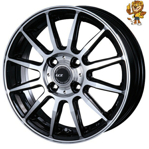 4本セット販売 インターミラノ INTER MILANO BEST LCZ 012 (BK/P) 16inch 6.0J PCD：100/4 インセット：50 エルシージー 法人限定受取 ご注文前要在庫確認