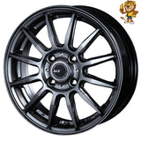 4本セット販売 インターミラノ INTER MILANO BEST LCZ 012 (MDG) 15inch 5.5J PCD：100/4 インセット：50 エルシージー 法人限定受取 ご注文前要在庫確認