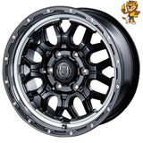 単品販売 インターミラノ INTER MILANO BEST MUD BAHN XR-800M (MBK/VP) 15inch 6.0J PCD：139.7/6 インセット：33 マッドバーン 法人限定受取 ご注文前要在庫確認