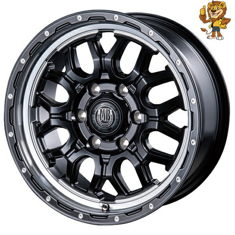 4本セット販売 インターミラノ INTER MILANO BEST MUD BAHN XR-800M (MBK/VP) 17inch 7.5J PCD：139.7/6 インセット：25 マッドバーン 法人限定受取 ご注文前要在庫確認