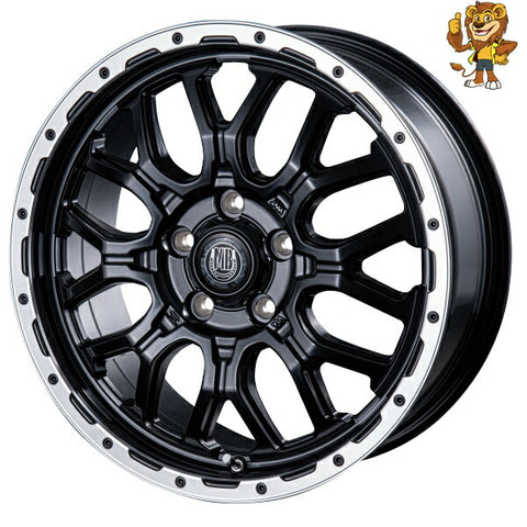 4本セット販売 インターミラノ INTER MILANO BEST MUD BAHN XR-800M (MBK/RP) 17inch 7.0J PCD：114.3/5 インセット：48 マッドバーン 法人限定受取 ご注文前要在庫確認