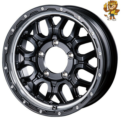 単品販売 インターミラノ INTER MILANO BEST MUD BAHN XR-800M (MBK/VP) 16inch 5.5J PCD：139.7/5 インセット：20 マッドバーン 法人限定受取 ご注文前要在庫確認