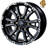 単品販売 インターミラノ INTER MILANO BEST MUD BAHN XR-600S (MBK/RP) 16inch 6.5J PCD：139.7/6 インセット：38 マッドバーン 法人限定受取 ご注文前要在庫確認