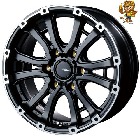 4本セット販売 インターミラノ INTER MILANO BEST MUD BAHN XR-600S (MBK/RP) 16inch 6.5J PCD：139.7/6 インセット：38 マッドバーン 法人限定受取 ご注文前要在庫確認