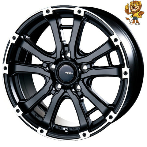 4本セット販売 インターミラノ INTER MILANO BEST MUD BAHN XR-600S (MBK/RP) 17inch 7.5J PCD：114.3/5 インセット：40 マッドバーン 法人限定受取 ご注文前要在庫確認