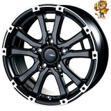 単品販売 インターミラノ INTER MILANO BEST MUD BAHN XR-600S (MBK/RP) 17inch 7.5J PCD：114.3/5 インセット：40 マッドバーン 法人限定受取 ご注文前要在庫確認