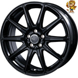 単品販売 インターミラノ INTER MILANO BEST AZ sports AT10 (BK) 16inch 6.5J PCD：114.3/5H インセット：48 エーゼットスポーツ 法人限定受取 ご注文前要在庫確認