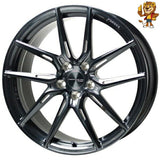 4本セット販売 ホットスタッフ HOT STUFF TRAFFICSTAR FORGED TSF-02 (BRSC) 20inch 8.5J PCD114.3/5H 43