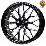 単品販売 ホットスタッフ HOT STUFF TRAFFICSTAR FORGED TSF-01 (BK/MP) 20inch 8.5J PCD114.3/5H 43