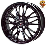 4本セット販売 ホットスタッフ HOT STUFF Precious HM-3 (MB/リムP) 18inch 7.0J PCD114.3/5H 48