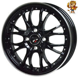 4本セット販売 ホットスタッフ HOT STUFF Precious HM-3 (MB/リムP) 17inch 6.5J PCD100/4H 45