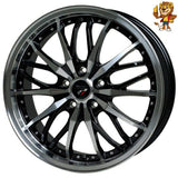 4本セット販売 ホットスタッフ HOT STUFF Precious HM-3 (BK/P) 17inch 7.0J PCD114.3/5H 50