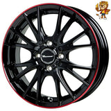 単品販売 ホットスタッフ HOT STUFF Precious HM-1 (BK/RC) 15inch 4.5J PCD100/4H 45