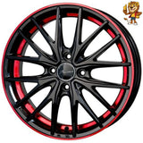 4本セット販売 ホットスタッフ HOT STUFF Precious AST M1 (BK/RC) 15inch 4.5J PCD100/4H 45