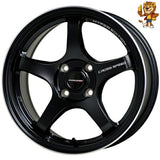 4本セット販売 ホットスタッフ HOT STUFF CROSS SPEED HYPER EDITION CR5 (GB) 16inch 7.0J PCD100/4H 42