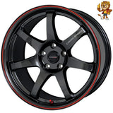 4本セット販売 ホットスタッフ HOT STUFF CROSS SPEED HYPER EDITION CR7 (GGM/R) 18inch 7.5J PCD114.3/5H 55