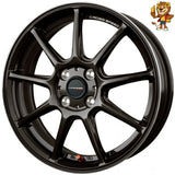 単品販売 ホットスタッフ HOT STUFF CROSS SPEED HYPER EDITION RS9 (GGM) 15inch 5.5J PCD100/4H 43