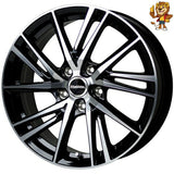 4本セット販売 ホットスタッフ HOT STUFF Laffite LW-06 (BK/P) 16inch 6.5J PCD114.3/5H 38