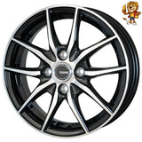 4本セット販売 ホットスタッフ HOT STUFF G.speed P02 (BK/P) 15inch 5.5J PCD100/4H 50