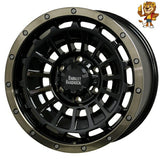 4本セット販売 ホットスタッフ HOT STUFF BARKLEY HARD-ROCK ROGAN (BK/BRC) 18inch 8.0J PCD139.7/6H 20