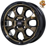 4本セット販売 ホットスタッフ HOT STUFF MAD CROSS GRACE (BRC/BK) 16inch 6.0J PCD100/4H 42