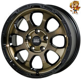 4本セット販売 ホットスタッフ HOT STUFF MAD CROSS GRACE (BRC/BK) 17inch 7.0J PCD114.3/5H 45