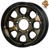 4本セット販売 ホットスタッフ HOT STUFF MAD CROSS GRACE (BRC/BK) 16inch 5.5J PCD139.7/5H 20