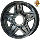 単品販売 ホットスタッフ HOT STUFF MAD CROSS JB-01 (GM) 15inch 6.0J PCD139.7/5H 0