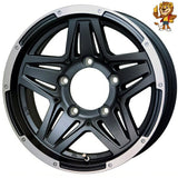 単品販売 ホットスタッフ HOT STUFF MAD CROSS JB-01 (AG/リムP) 16inch 5.5J PCD139.7/5H 20