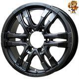 4本セット販売 ホットスタッフ HOT STUFF MAD CROSS WOLF (GM) 18inch 8.0J PCD139.7/6H 25