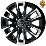 4本セット販売 ホットスタッフ HOT STUFF MAD CROSS BREAKER XS6 (BK/P) 16inch 6.5J PCD139.7/6H 38