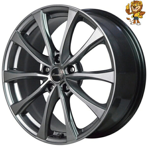 4本セット販売 ホットスタッフ HOT STUFF Exceeder E07 (DS) 17inch 7.0J PCD：114.3/5H インセット：38 エクシーダー E07