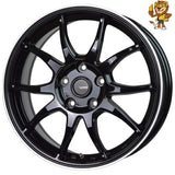 単品販売 ホットスタッフ HOT STUFF G.speed P06 (BK/リムP) 16inch 6.5J PCD：100/5H インセット：48 ジースピード P-06