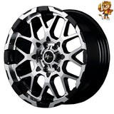 4本セット販売 マルカ　MID NITRO POWER M28 BULLET (BK/M) 17inch 6.5J PCD:139.7/6H インセット:48 ナイトロパワー M28 バレット