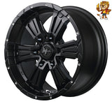 4本セット販売 マルカ　MID NITRO POWER CROSS CLAW (SB/PD) 17inch 6.5J PCD:139.7/6H インセット:48 ナイトロパワー クロスクロウ