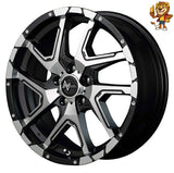 4本セット販売 マルカ　MID NITRO POWER DERINGER (SBP) 17inch 7.0J PCD:114.3/5H インセット:42 ナイトロパワー デリンジャー