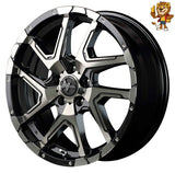 4本セット販売 マルカ　MID NITRO POWER DERINGER (BMPBC) 18inch 7.0J PCD:114.3/5H インセット:42 ナイトロパワー デリンジャー