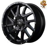 4本セット販売 マルカ　MID NITRO POWER DERINGER (SB) 17inch 6.5J PCD:139.7/6H インセット:48 ナイトロパワー デリンジャー