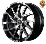 4本セット販売 マルカ　MID NITRO POWER DERINGER (SBP) 17inch 6.5J PCD:139.7/6H インセット:38 ナイトロパワー デリンジャー