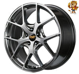 単品販売 マルカ　MID RMP 025F (HMC/B) 18inch 8.0J PCD:114.3/5H インセット:42 アールエムピー 025F