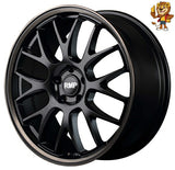 4本セット販売 マルカ　MID RMP 820F (SBB) 18inch 8.0J PCD:114.3/5H インセット:42 アールエムピー 820F