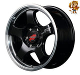 4本セット販売 マルカ　MID RMP RACING R05HC (BK2) 18inch 8.0J PCD:139.7/6H インセット:38 アールエムピー レーシング R05HC