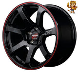 単品販売 マルカ　MID RMP RACING R07 (BKR) 18inch 8.0J PCD:114.3/5H インセット:45 アールエムピー レーシング R07