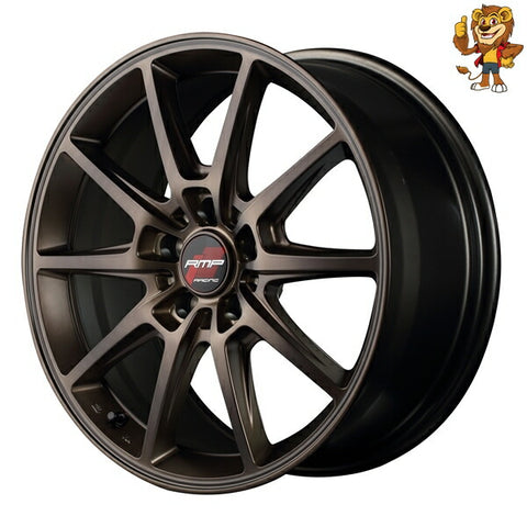 4本セット販売 マルカ　MID RMP RACING R25 (CBZ) 18inch 8.0J PCD:114.3/5H インセット:45 アールエムピー レーシング R25