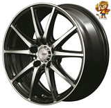 4本セット販売 マルカ　MID FINAL SPEED GRγ (BK/POL) 16inch 6.5J PCD:114.3/5H インセット:48 ファイナルスピード GRガンマ