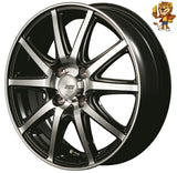 単品販売 マルカ　MID FINAL SPEED GRγ (BK/POL) 15inch 4.5J PCD:100/4H インセット:45 ファイナルスピード GRガンマ