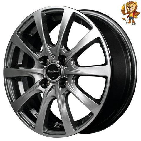 4本セット販売 マルカ　MID Euro SPEED F10 (MG0) 14inch 5.5J PCD:100/4H インセット:38 ユーロスピード F10