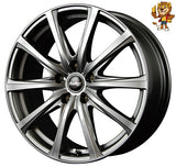 4本セット販売 マルカ　MID Euro SPEED V25 (MG0) 15inch 6.0J PCD:114.3/5H インセット:45 ユーロスピード V25